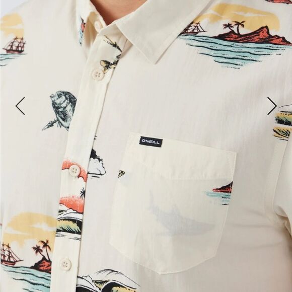 O’NEILL ARTIST OASIS ECO MODERN SHIRT SIZE LARGE - Picture 4 of 11